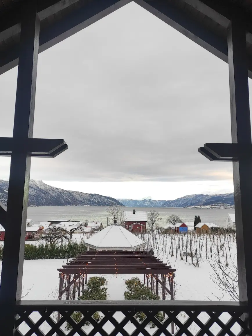 Une vue du village de Balestrand