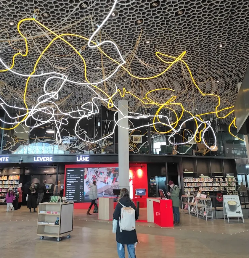 La bibliothèque Deichmann à Oslo