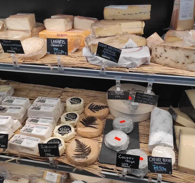 Un rayon fromage