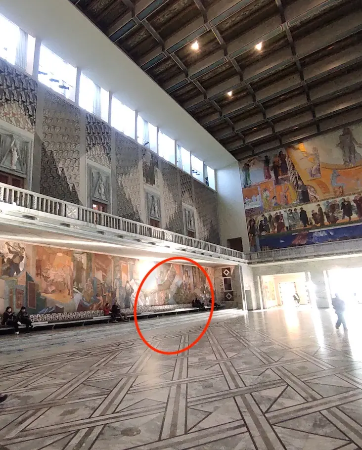 Une photo de l'hôtel de ville d'Oslo