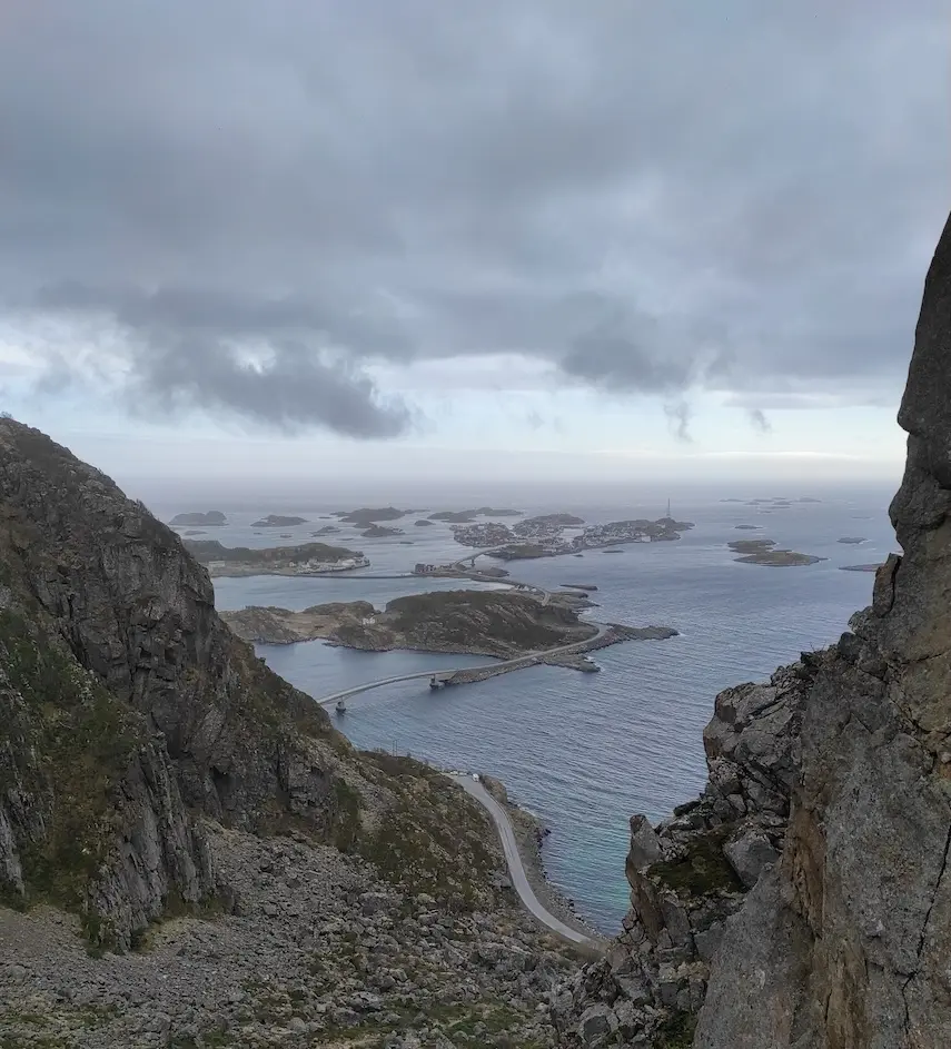 Un panorama depuis les Lofoten